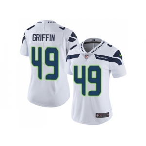 Women Nike Seattle Seahawks #49 Shaquem Griffin White Stitched NFL Vapor Untouchable Limited Jersey