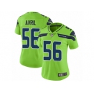 Women Nike Seattle Seahawks #56 Cliff Avril Vapor Untouchable Limited Green NFL Jersey