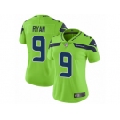 Women Nike Seattle Seahawks #9 Jon Ryan Vapor Untouchable Limited Green NFL Jersey