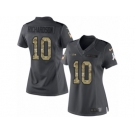 Women's Nike Seattle Seahawks #10 Paul Richardson Limited Black 2016 Salute to Service NFL Jersey