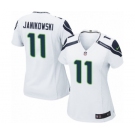 Women's Nike Seattle Seahawks #11 Sebastian Janikowski Game White NFL Jersey