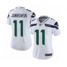 Women's Nike Seattle Seahawks #11 Sebastian Janikowski White Vapor Untouchable Limited Player NFL Jersey