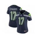 Women's Nike Seattle Seahawks #17 Braylon Edwards Vapor Untouchable Limited Steel Blue Team Color NFL Jersey