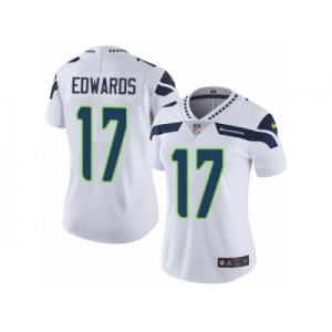 Women's Nike Seattle Seahawks #17 Braylon Edwards Vapor Untouchable Limited White NFL Jersey