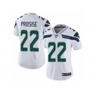 Women's Nike Seattle Seahawks #22 C. J. Prosise Vapor Untouchable Limited White NFL Jersey