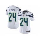 Women's Nike Seattle Seahawks #24 Marshawn Lynch Vapor Untouchable Limited White NFL Jersey