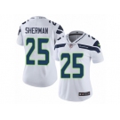 Women's Nike Seattle Seahawks #25 Richard Sherman Vapor Untouchable Limited White NFL Jersey