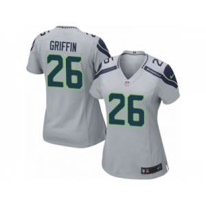 Women's Nike Seattle Seahawks #26 Shaquill Griffin Game Grey Alternate NFL Jersey