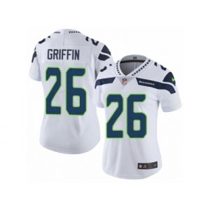 Women's Nike Seattle Seahawks #26 Shaquill Griffin Vapor Untouchable Limited White NFL Jersey