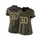 Women's Nike Seattle Seahawks #30 Bradley McDougald Limited Green Salute to Service NFL Jersey