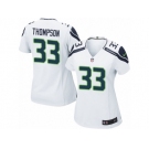 Women's Nike Seattle Seahawks #33 Tedric Thompson Limited White NFL Jersey