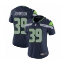 Women's Nike Seattle Seahawks #39 Dontae Johnson Navy Blue Team Color Vapor Untouchable Elite Player NFL Jersey