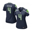 Women's Nike Seattle Seahawks #4 Michael Dickson Game Navy Blue Team Color NFL Jersey