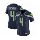 Women's Nike Seattle Seahawks #4 Michael Dickson Navy Blue Team Color Vapor Untouchable Elite Player NFL Jersey