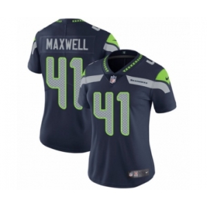 Women's Nike Seattle Seahawks #41 Byron Maxwell Navy Blue Team Color Vapor Untouchable Limited Player NFL Jersey