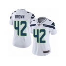 Women's Nike Seattle Seahawks #42 Arthur Brown Vapor Untouchable Limited White NFL Jersey