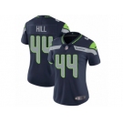 Women's Nike Seattle Seahawks #44 Delano Hill Vapor Untouchable Limited Steel Blue Team Color NFL Jersey