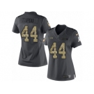 Women's Nike Seattle Seahawks #44 Tani Tupou Limited Black 2016 Salute to Service NFL Jersey