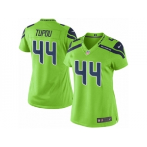 Women's Nike Seattle Seahawks #44 Tani Tupou Limited Green Rush NFL Jersey