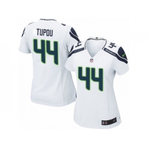 Women's Nike Seattle Seahawks #44 Tani Tupou Limited White NFL Jersey