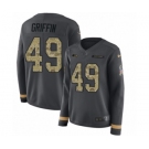 Women's Nike Seattle Seahawks #49 Shaquem Griffin Limited Black Salute to Service Therma Long Sleeve NFL Jersey