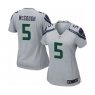 Women's Nike Seattle Seahawks #5 Alex McGough Game Grey Alternate NFL Jersey