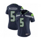 Women's Nike Seattle Seahawks #5 Alex McGough Navy Blue Team Color Vapor Untouchable Limited Player NFL Jersey