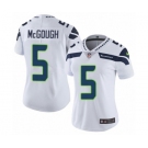 Women's Nike Seattle Seahawks #5 Alex McGough White Vapor Untouchable Elite Player NFL Jersey