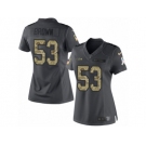 Women's Nike Seattle Seahawks #53 Arthur Brown Limited Black 2016 Salute to Service NFL Jersey