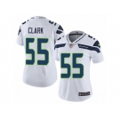 Women's Nike Seattle Seahawks #55 Frank Clark Vapor Untouchable Limited White NFL Jersey