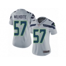 Women's Nike Seattle Seahawks #57 Michael Wilhoite Vapor Untouchable Limited Grey Alternate NFL Jersey