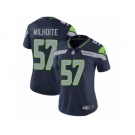 Women's Nike Seattle Seahawks #57 Michael Wilhoite Vapor Untouchable Limited Steel Blue Team Color NFL Jersey