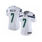 Women's Nike Seattle Seahawks #7 Blair Walsh White Vapor Untouchable Limited Player NFL Jersey