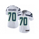 Women's Nike Seattle Seahawks #70 Rees Odhiambo Vapor Untouchable Limited White NFL Jersey