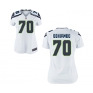 Women's Nike Seattle Seahawks #70 Rees Odhiambo White NFL Jersey