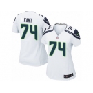 Women's Nike Seattle Seahawks #74 George Fant Limited White NFL Jersey