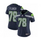 Women's Nike Seattle Seahawks #78 D.J. Fluker Navy Blue Team Color Vapor Untouchable Limited Player NFL Jersey