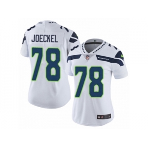 Women's Nike Seattle Seahawks #78 Luke Joeckel Vapor Untouchable Limited White NFL Jersey