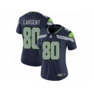 Women's Nike Seattle Seahawks #80 Steve Largent Vapor Untouchable Limited Steel Blue Team Color NFL Jersey