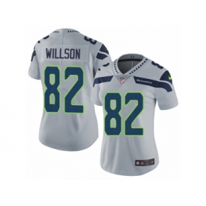 Women's Nike Seattle Seahawks #82 Luke Willson Vapor Untouchable Limited Grey Alternate NFL Jersey