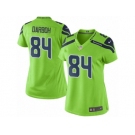 Women's Nike Seattle Seahawks #84 Amara Darboh Limited Green Rush NFL Jersey