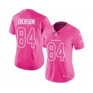 Women's Nike Seattle Seahawks #84 Ed Dickson Limited Pink Rush Fashion NFL Jersey