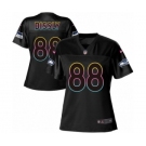 Women's Nike Seattle Seahawks #88 Will Dissly Game Black Fashion NFL Jersey