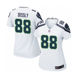 Women's Nike Seattle Seahawks #88 Will Dissly Game White NFL Jersey