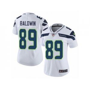 Women's Nike Seattle Seahawks #89 Doug Baldwin Vapor Untouchable Limited White NFL Jersey