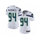 Women's Nike Seattle Seahawks #94 Malik McDowell Limited White NFL Jersey