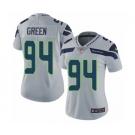 Women's Nike Seattle Seahawks #94 Rasheem Green Grey Alternate Vapor Untouchable Elite Player NFL Jersey