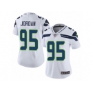 Women's Nike Seattle Seahawks #95 Dion Jordan Vapor Untouchable Limited White NFL Jersey