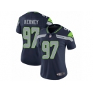 Women's Nike Seattle Seahawks #97 Patrick Kerney Vapor Untouchable Limited Steel Blue Team Color NFL Jersey