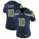 Women's Seattle Seahawks #10 Cooper Kupp Navy 2025 Vapor Limited Football Stitched Jersey